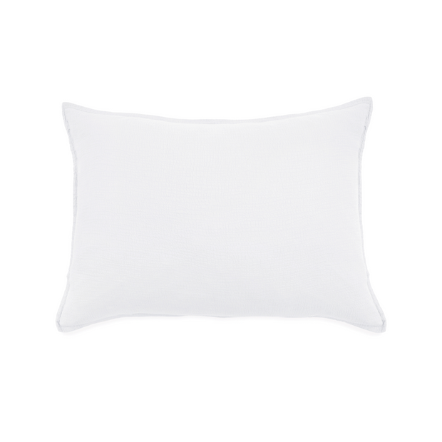 Pom Pom at Home Waverly White Cotton Duvet Set  ~ Available in Twin, Queen and King Sizes