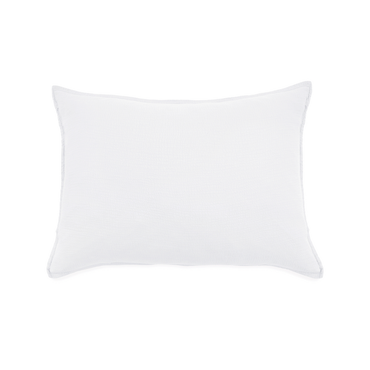Pom Pom at Home Waverly White Cotton Duvet Set  ~ Available in Twin, Queen and King Sizes