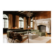 Moe’s Home Collection Romy Dark Green Ottoman