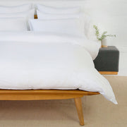 Pom Pom at Home Parker White Linen Duvet Cover Set ~ Available in Twin, Queen and King Sizes