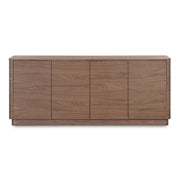 Moe's Home Collection Round Off Walnut Brown Sideboard