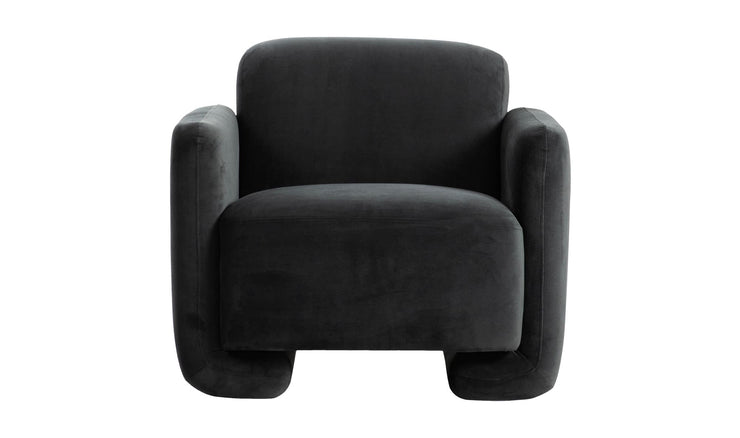 Moe's Home Collection Fallon Shadow Grey Accent Chair