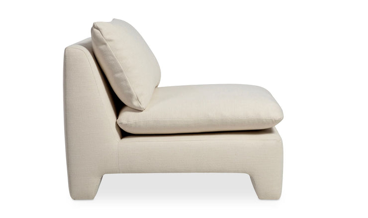 Moe's Home Collection Estelle Cream Lounge Chair