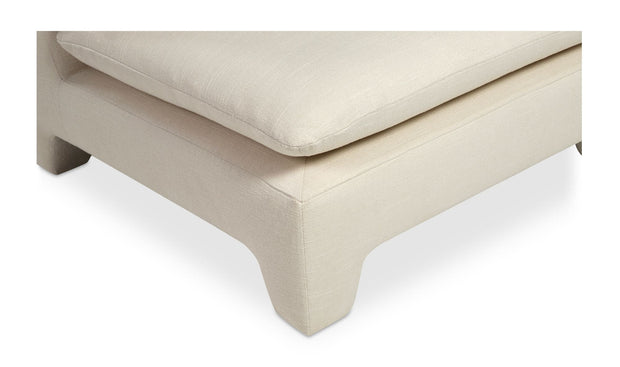 Moe's Home Collection Estelle Cream Lounge Chair