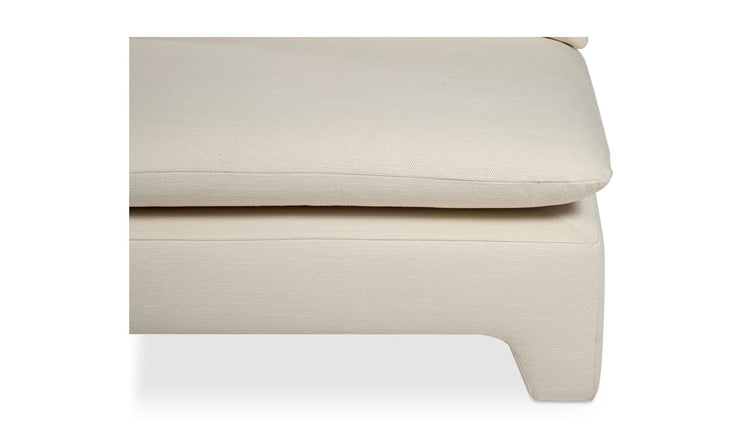 Moe's Home Collection Estelle Cream Lounge Chair