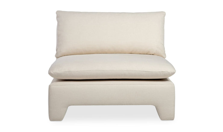 Moe's Home Collection Estelle Cream Lounge Chair