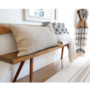 Pom Pom at Home Zuma Natural Waffle Weave Blanket and Pillow Shams ~ Available in Twin, Queen and King Sizes