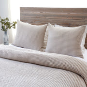 Pom Pom at Home Zuma Natural Waffle Weave Blanket and Pillow Shams ~ Available in Twin, Queen and King Sizes