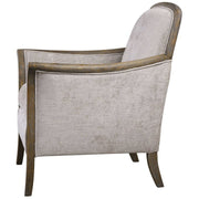 Uttermost Brittoney Taupe Woven Accent Armchair