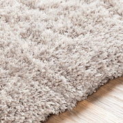 Surya Rugs Grizzly Collection Plush Pile Light Gray Area Rug GRIZZLY-10