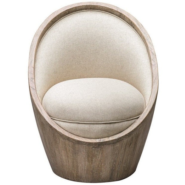 Uttermost Noemi Flax Linen Accent Chair