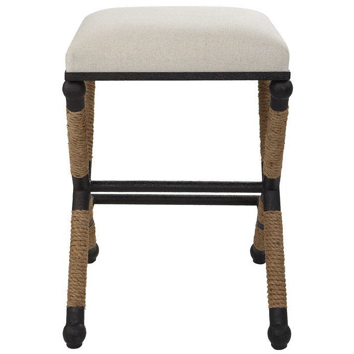 Uttermost Firth Oatmeal Performance Fabric Counter Stool