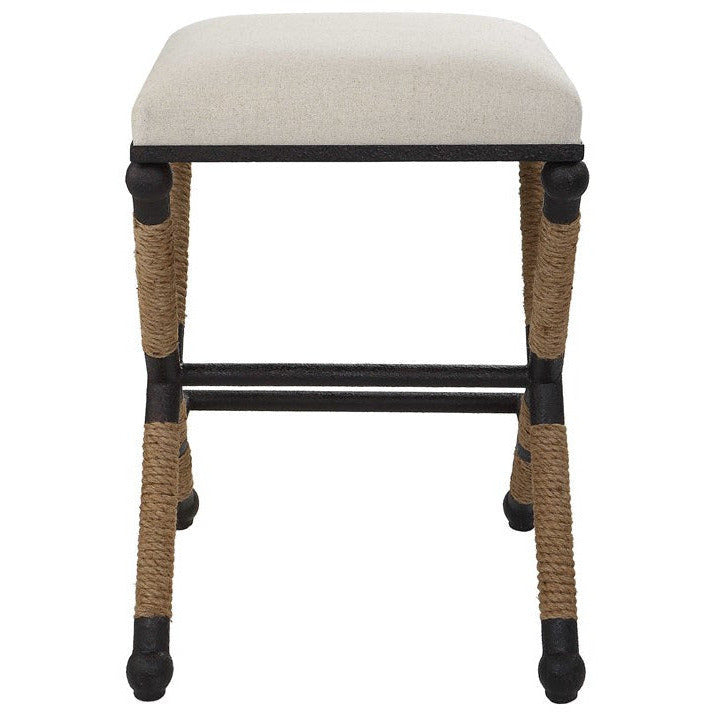 Uttermost Firth Oatmeal Performance Fabric Counter Stool