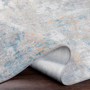 Surya Rugs Carmel Collection Taupe, Blue, Light Gray, Off White, Mustard & Brown Area  Rug CRL-2314