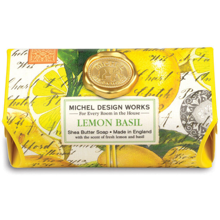 Michel Design Works Lemon Basil Large Bath Soap Bar
