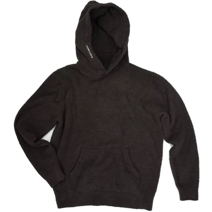 Kashwere Ultra Plush Women’s Pullover Hoodie Available In Dark Grey, Crème, Ruby Red & Black