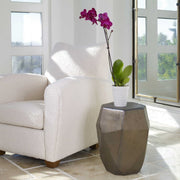 Uttermost Maquette Golden Bronze Ceramic Garden Stool