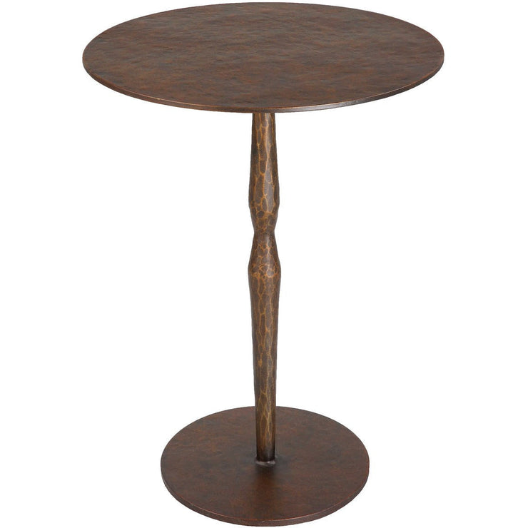Uttermost Industria Copper Bronzed Finished Iron Accent Table