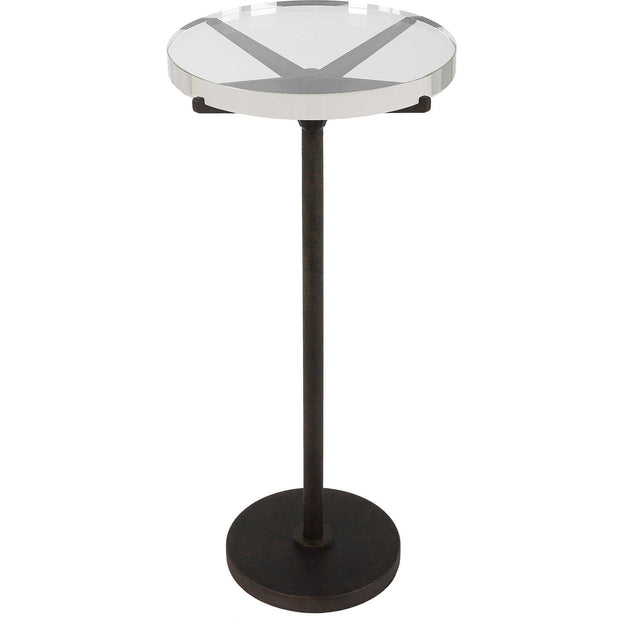 Uttermost Forge Modern Round Accent Table