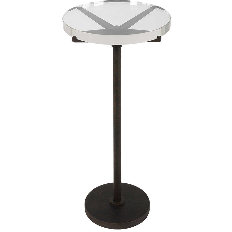 Uttermost Forge Modern Round Accent Table