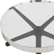 Uttermost Forge Modern Round Accent Table