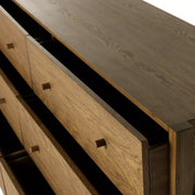 Four Hands Meadow 6 Drawer Dresser ~ Tawny Oak Wood Finish
