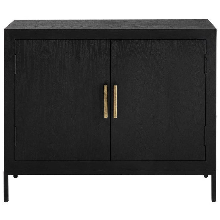 Uttermost Front Range Dark Ebony 2 Door Cabinet