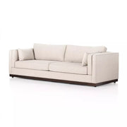 Four Hands Lawrence Sofa 108" ~ Nova Taupe Upholstered Performance Fabric