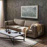 Four Hands Lawrence Sofa 108" ~ Quenton Pebble Upholstered Fabric