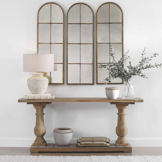 Uttermost Stratford Reclaimed Wood Rustic Console Table