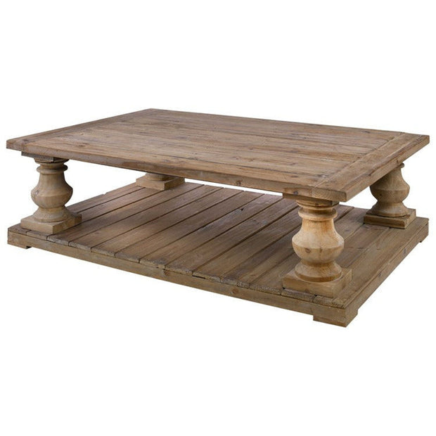 Uttermost Stratford Reclaimed Wood Rustic Coffee Table