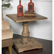 Uttermost Stratford Reclaimed Wood Rustic End Table