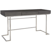 Uttermost Claude Smoke Grey With Brushed Nickel Contemporary Desk