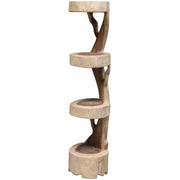 Uttermost Rubia Suar Wood Rustic Modern Plant Stand