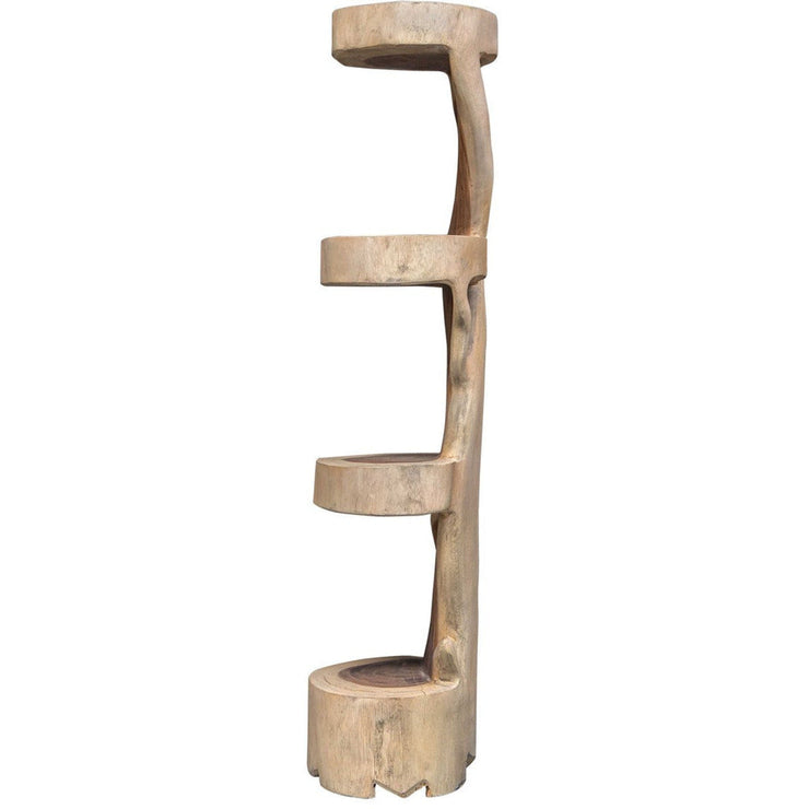 Uttermost Rubia Suar Wood Rustic Modern Plant Stand