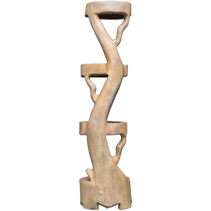 Uttermost Rubia Suar Wood Rustic Modern Plant Stand
