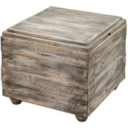 Uttermost Avner Mango Wood Cube Accent Table