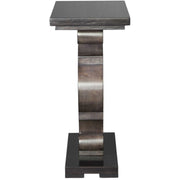 Uttermost Parina Ebony and Taupe Gray Wood Accent Table