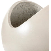 Surya Seastone Collection Modern Brushed Matte Gray Concrete Outdoor Vase SST-012