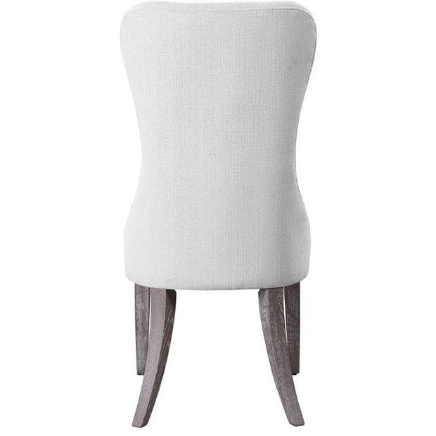 Uttermost Caledonia Off White Performance Fabric Armless Accent Chair