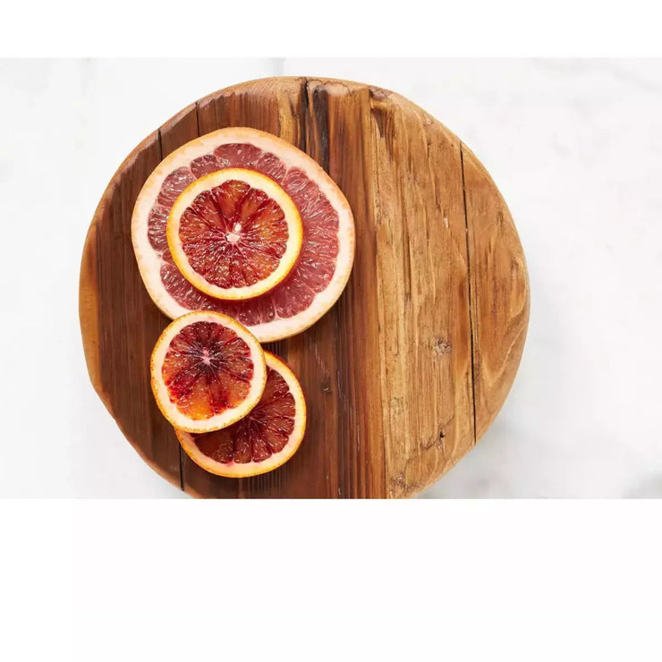 etúHOME Classic Small Round Reclaimed Wood Trivet