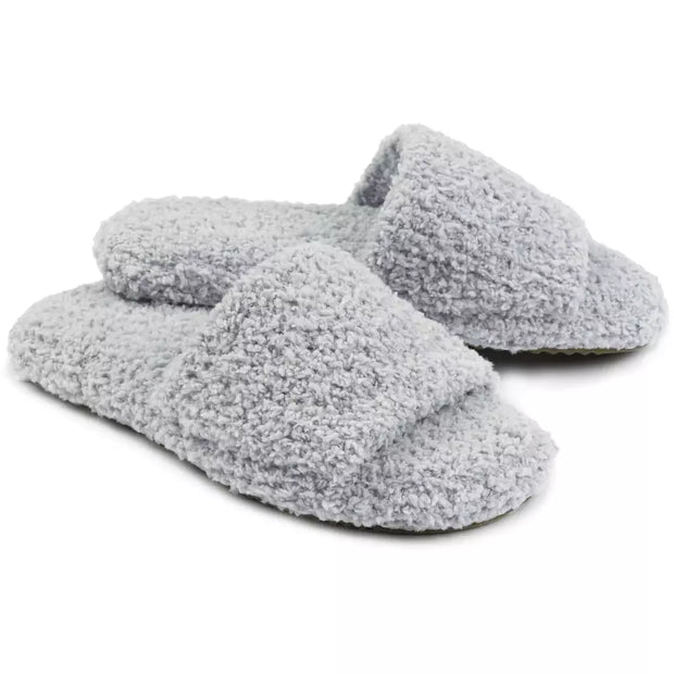 Kashwere Ultra Plush Spa Slippers Available In Vintage Rose, Crème, White, Ice Blue & Stone