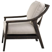 Uttermost Lyle Beige Linen Modern Accent Armchair