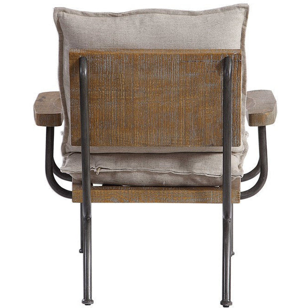 Uttermost Declan Industrial Farmhouse Accent Chair