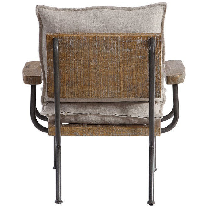 Uttermost Declan Industrial Farmhouse Accent Chair