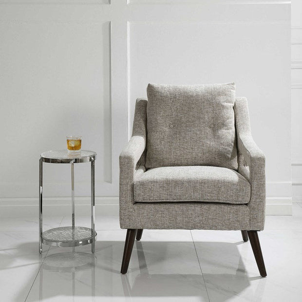 Uttermost O’Brian Natural Stone Linen Contemporary Armchair