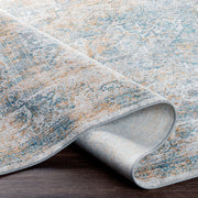 Surya Rugs Carmel Collection Taupe, Blue, Dark Blue, Light Gray, Off White, Mustard & Brown Area Rug CRL-2312