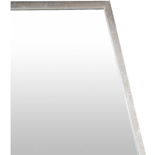Surya Wall Decor & Mirrors Adams Modern Wall Mirror Silver Finish ADA-3000
