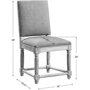 Uttermost Laurens Weathered Gray Dining Chair