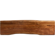 Surya Edge Rustic Modern Wood Bench With Black Steel Base DGE-001